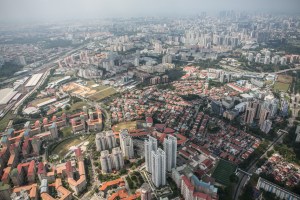 Singapore - aerial view