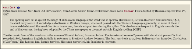 czar-oed-etymonlinecom